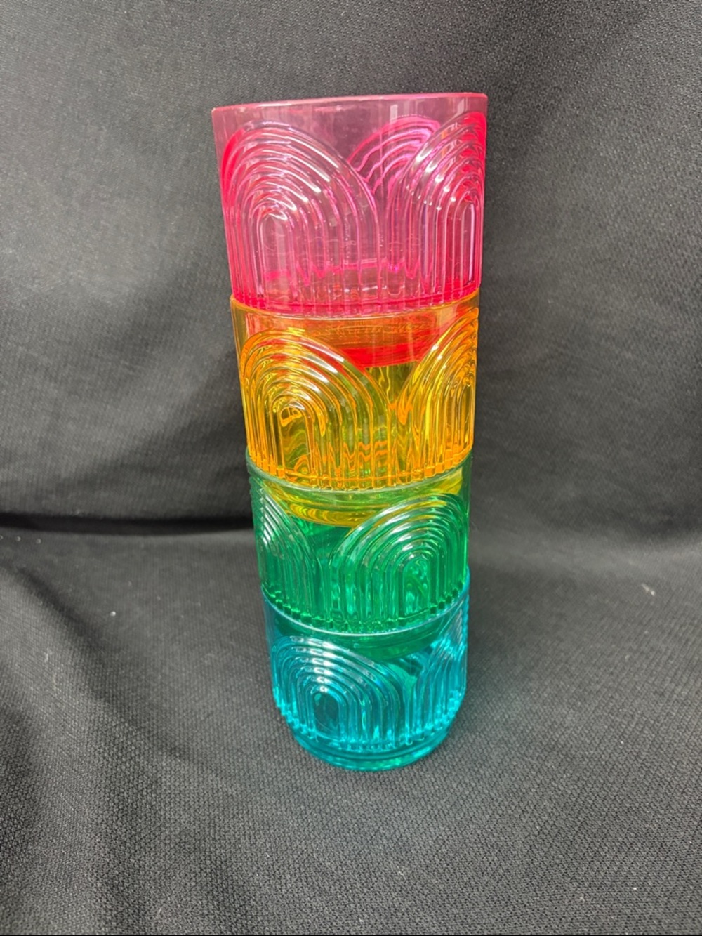 Stackable Rainbow Party Tumblers